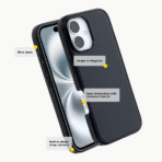 Uniformity Cases for Iphone 16 Pro Max – Black - Image 2