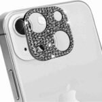 Camera Lens Protector For iPhone 12 - Glitter Black