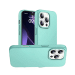 Silicon.Apple Logo Case For Iphone 14 Pro-Teal