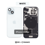 Back Glass with Wireless (NFC) and MagSafe Magnet for iPhone 15 Plus(BLUE) - Image 2