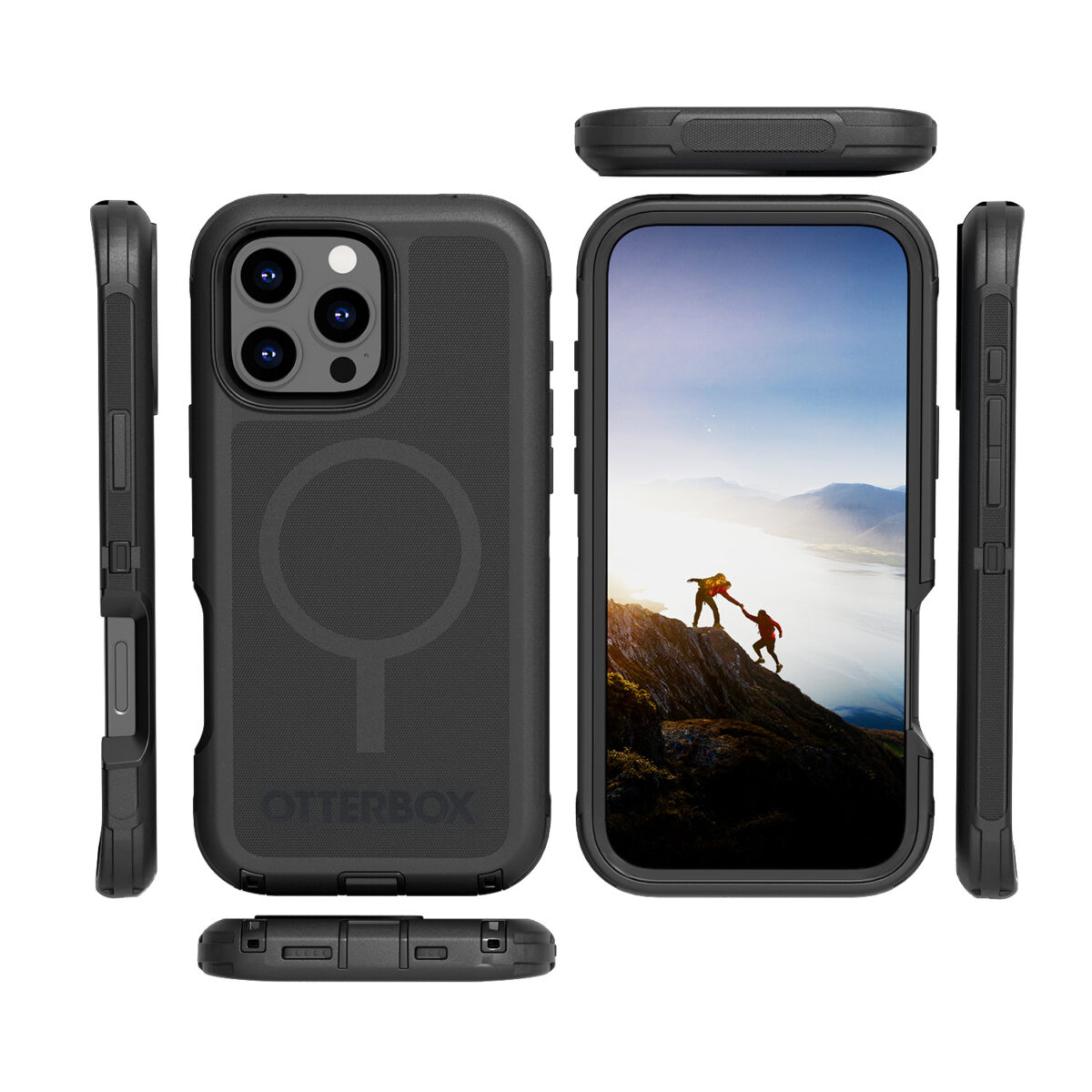 Defender pro Magnetic Magsafe for iPhone 16 Pro Max – BLACK - Image 1