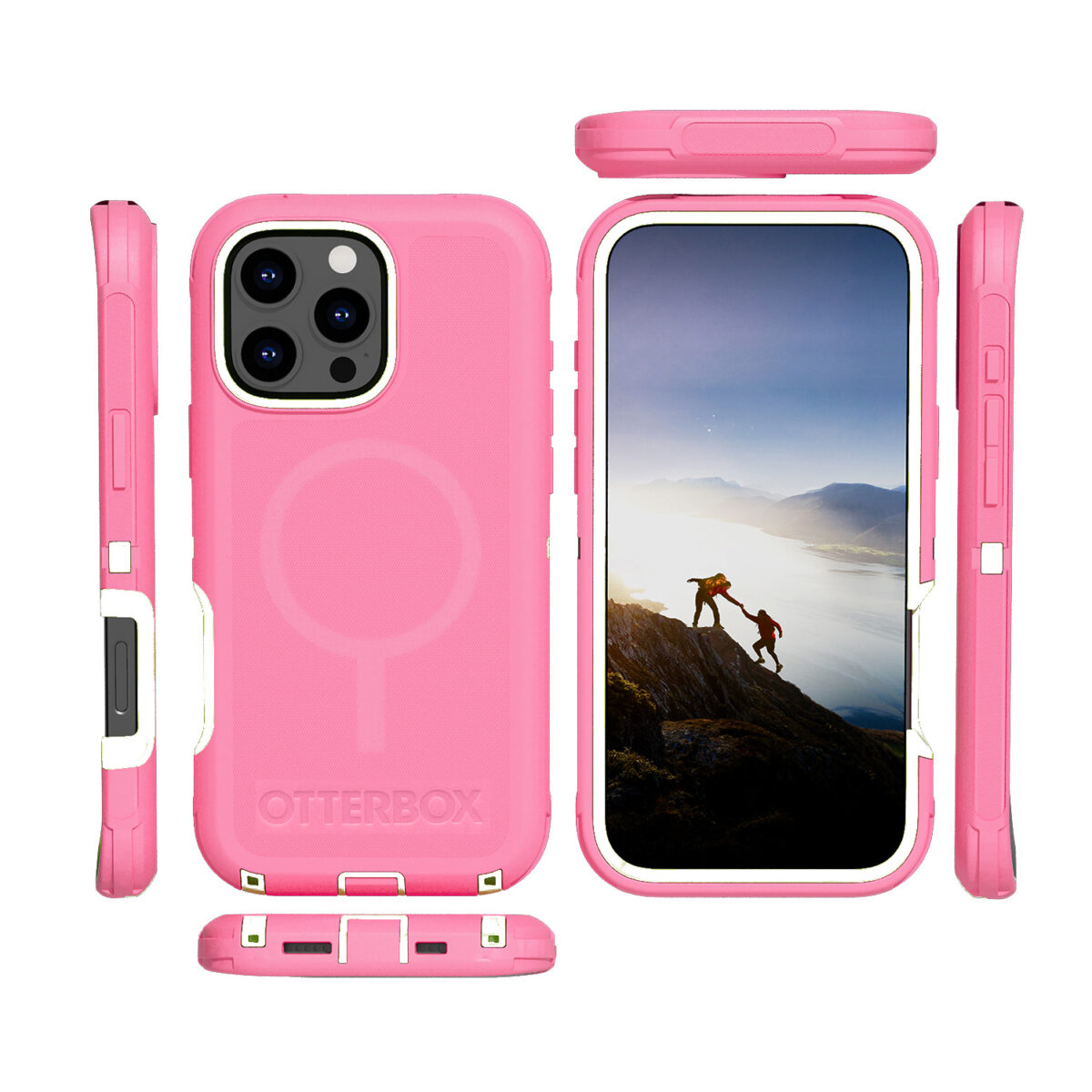 Defender Magnetic Magsafe for iPhone 16 Pro Max - Pink - Image 2