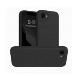 Silicon.Apple Logo Silicon Case For Iphone 11 - Black