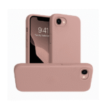 Silicon.Apple Logo Case For iPhone 16 E – Pink