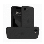 Silicon.Apple Logo Case For iPhone 16 E – Black - Image 2