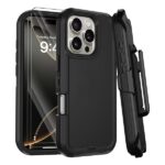 Defender Magnetic Megsafe With Belt Clip for iPhone 16 Pro Max – Black