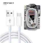 USB A-Type C Cell Fashion USA Super-Fast Charging Data Cable (5ft)