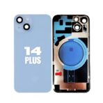 Back Glass with Wireless MagSafe Magnet for iPhone 14 Plus- Premium (Blue)
