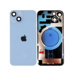 Back Glass with Wireless MagSafe Magnet for iPhone 14 Plus- Premium (Blue) - Image 2