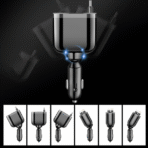 Car Charger 5 in 1 Combo Super-Fast - Image 2