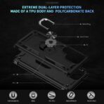 Elegant Hybrid Case for Samsung S24 Ultra Black - Image 5
