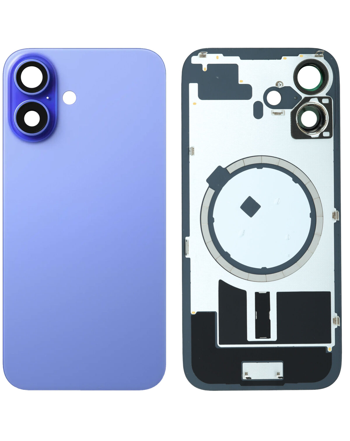 Back Glass with Wirless MagSafe Magnet for iPhone 16(Ultra marine)(premium) - Image 1