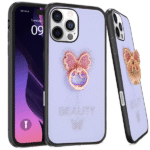 Candy Butterfly Ring Case For iPhone 16E Levender