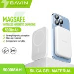 Bavin Magsafe Wireless Charging Power Bank (White)(10000-MAH)