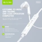 Bavin Compatible Applicable plug-Lighting Headfone - Image 2