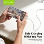 Bavin USB  to Type C Fast Charging Data Cable (3ft-6A) - Image 4