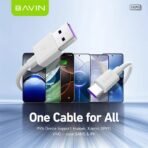 Bavin USB  to Type C Fast Charging Data Cable (3ft-6A) - Image 2