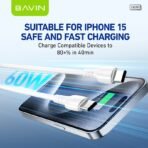 Bavin USB to Lighting Fast Charging Thicker Data Cable(18W-10FT) - Image 10