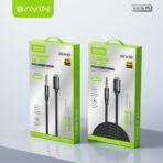 Bavin Aux to Lighting cable interface device-1M(3.5mm-IOS) - Image 2