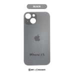 Back Glass with Wireless MagSafe Magnet for iPhone 15 Premium (BLACK) - Image 2