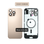 Back Glass with Wireless MagSafe Magnet for iPhone 16promax(Desart Titanium)premium
