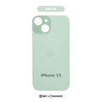 Back Glass with Wireless MagSafe Magnet for iPhone 15 Premium (Green) - Image 2
