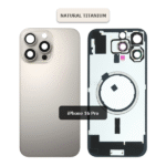 Back Glass with Wireless MagSafe Magnet for iPhone 16pro(Natural titanium)premium