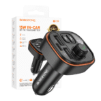 Borophone Car FM Transmitter, Combo Charger, Bluetooth MP3, USB Disk and TF Card music player