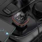 Borophone Car FM Transmitter, Combo Charger, Bluetooth MP3, USB Disk and TF Card music player - Image 3