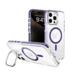 Leo Magsafe  case camera stand For iPhone 16 Pro Max Purple