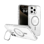 Leo Magsafe  case camera stand For iPhone 16 Pro Max Silver