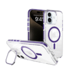 Leo Magsafe case camera stand For iPhone14/15 Plus Purple