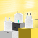 Lumi Super Fast dual port Wall Adapter USB  & Type C - Image 3