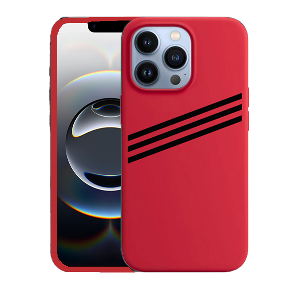 Silicone.addidas iphone13-red
