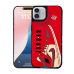 3D Air JD Shoe Case for iPhone  12/12 Pro - Red - Image 2
