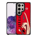 3D Air JD Shoe Case for Samsung S25 Plus - Red - Image 2