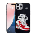 3D Air JD Shoe Case for iPhone 16 Pro Max - Black - Image 2