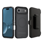Defender Magnetic Megsafe With Belt Clip for iPhone 17 Air -Black - Image 2