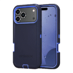 Defender Magnetic Megsafe With Belt Clip for iPhone 17 Pro Max -Blue - Image 3