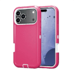 Defender Magnetic Megsafe With Belt Clip for iPhone 17 Pro Max -Pink