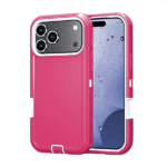 Defender Magnetic Megsafe With Belt Clip for iPhone 17 Pro -Pink