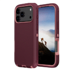 Defender Heavy Duty For Apple iPhone XS Max- Burgundy