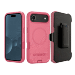 Defender Magnetic Megsafe With Belt Clip for iPhone 17 Air -Pink - Image 2