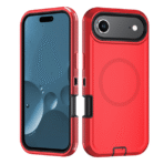 Defender Magnetic Megsafe With Belt Clip for iPhone 17 Air -Red