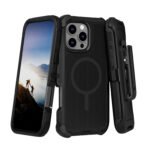 Defender Magnetic Megsafe With Belt Clip for Samsung-S23ULTRA–Black - Image 2