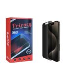 Full Coverage Premium Tempered Glass for iPhone 17 Pro Max (Privacy)