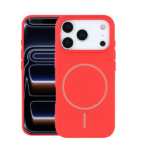 Silicon.Appale Logo Case with Magsafe For iPhone 17 Air - Red