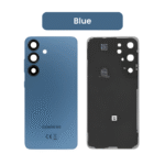 Back Glass with Camera Lens and Adhesive for Samsung Galaxy S24 Plus (Blue)
