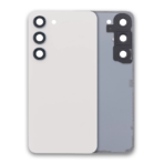 Back Glass with Camera Lens and Adhesive for Samsung Galaxy S23 (White) - Image 2