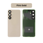 Back Glass with Camera Lens and Adhesive for Samsung Galaxy S25 (Pink Gold)